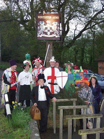 Tipners outside Winterton Arms