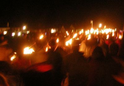 Torch light procession