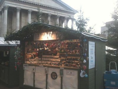 christmas market stall