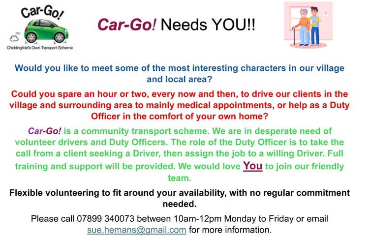 Car-Go! Poster   Phone 07899 340073