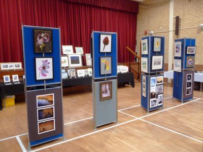 Paintings on shom at Village Hall