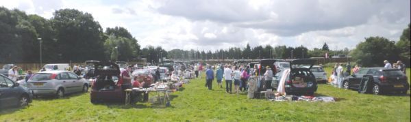 Sellers vechiles at car boot sale