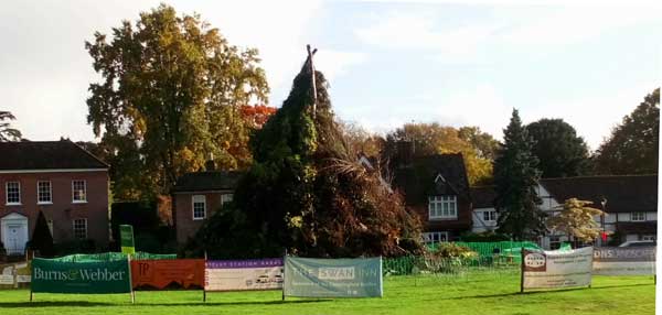 Chiddingfold Bonfire not complete