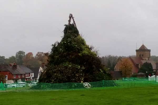 Chiddingfold Bonfire not complete