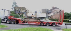  concrete crusher on Woodside Road