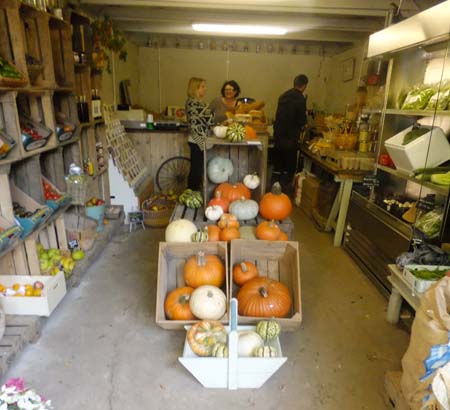 View of inside of Farm Shop