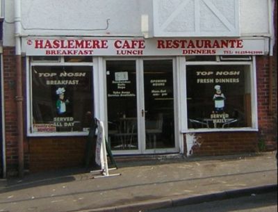 View of cafe  from across the road