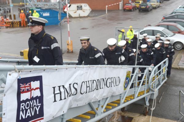 HMS Chiddingfold's ship’s company ***********