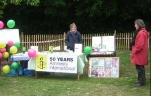 Amnesty International stall