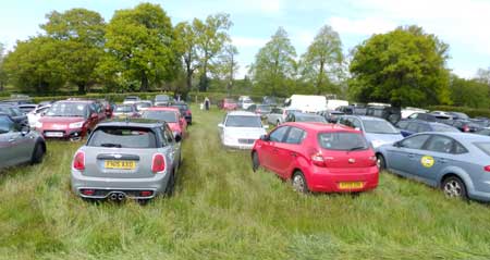 View of car park