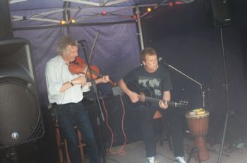 The Hanging tree Band in Gazobo close up