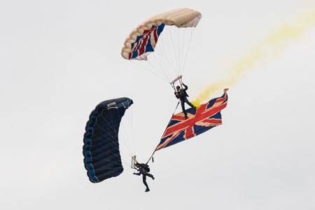 Tigers Parachute Team credt Rob Sambles