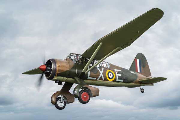 Westland Lysander in the air