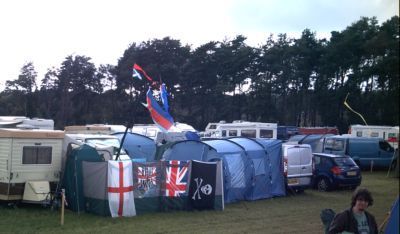 Tents at festival