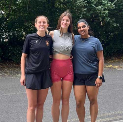 Kanisha with Friend Rachel and Emily